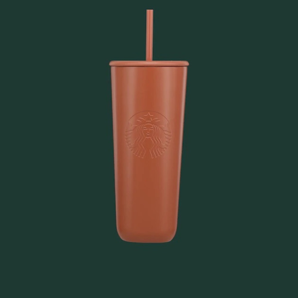 STARBUCKS Terracotta Recycled Stainless-Steel Cold Cup - 24 oz